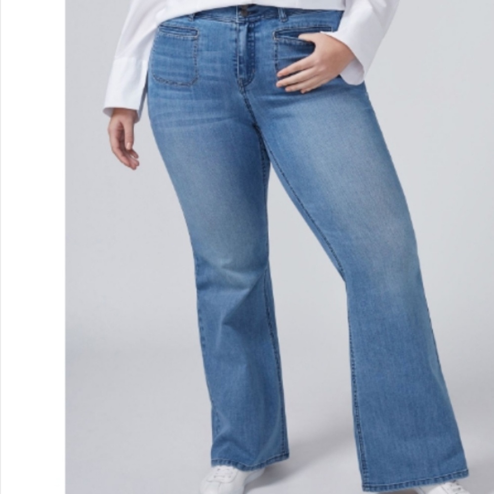 Fast lane flare jean